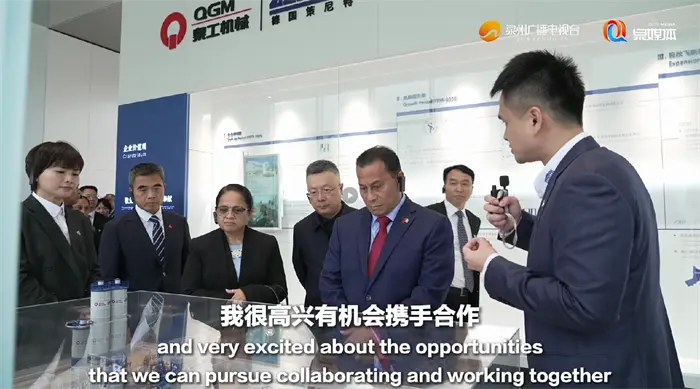 Lad os arbejde sammen om at bygge fremtidens infrastruktur! Vicepræsident for Mikronesien besøger QGM Machinery