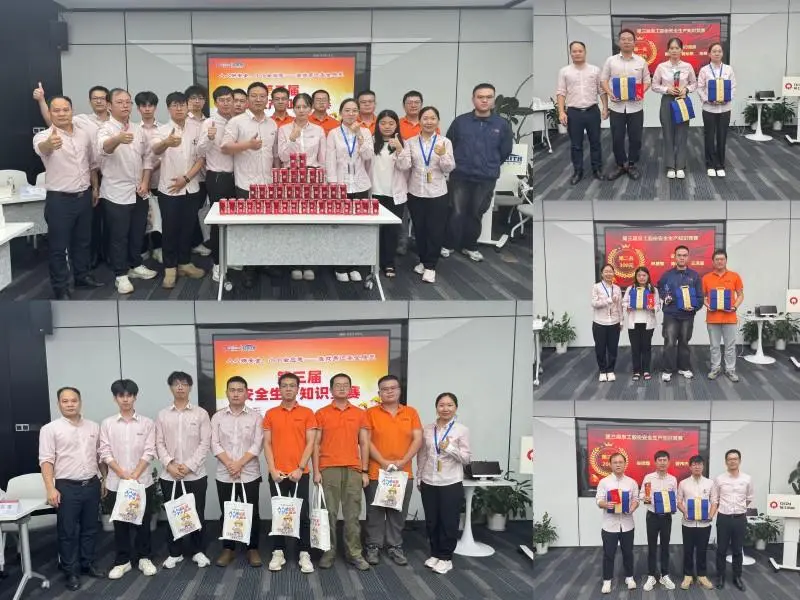 Prisuddeling af Quangong Machinery Safety Production Month
