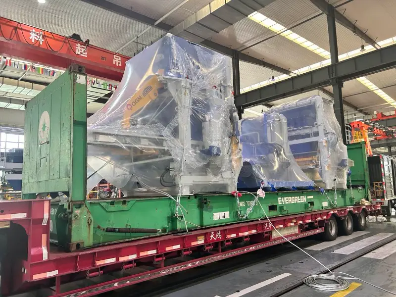 Quangong Machinerys 1500 store produktionslinje til murstensfremstilling sendes igen til udlandet Quangong Machinerys 1500 store produktionslinje til murstensfremstilling sendes igen til udlandet