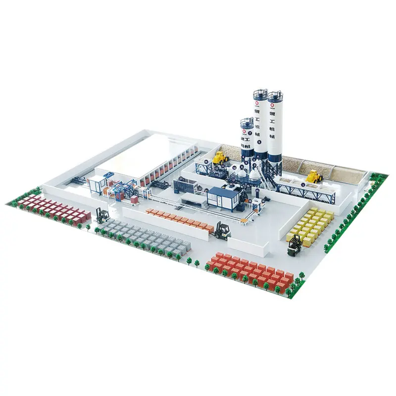 Automatiseret murstensmaskineproduktionslinje