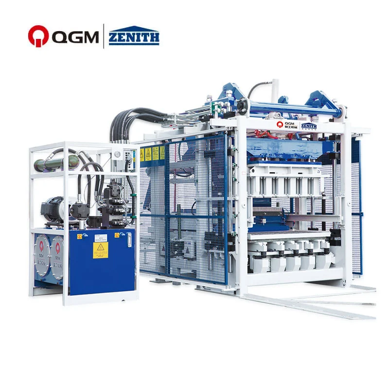 Maskine til fremstilling af betonblokke