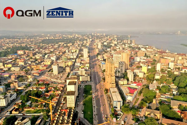QGM QT6 Betonblokmaskine i KINSHASA D.R CONGO