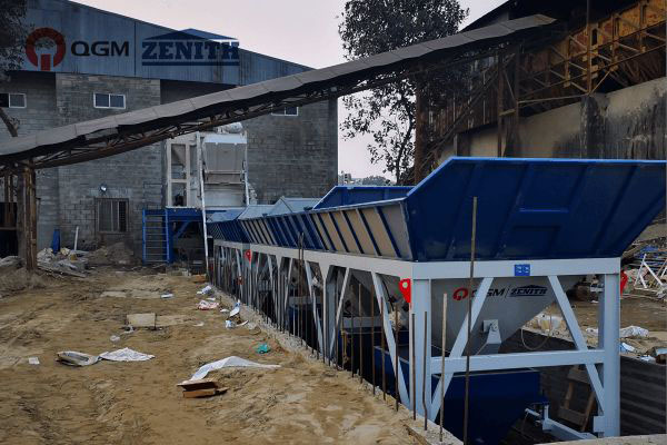 ZN900C automatisk produktionslinje med reoler og off-line terningsystem i Bangladesh