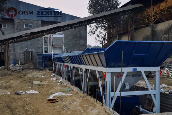 ZN900C automatisk produktionslinje med reoler og off-line terningsystem i Bangladesh